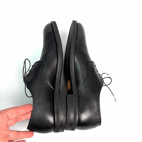 Allen Edmonds Nomad Derby Shoes Black Pebbled Leather Lace Up Plain Toe size 10B main image 9